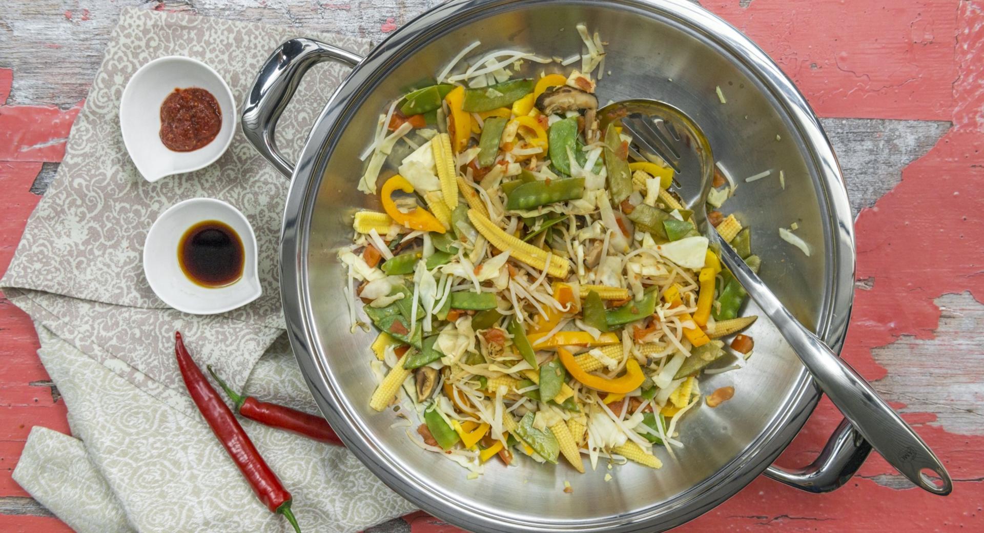 Platos asiáticos más sanos y sabrosos con este wok de Bra, ahora