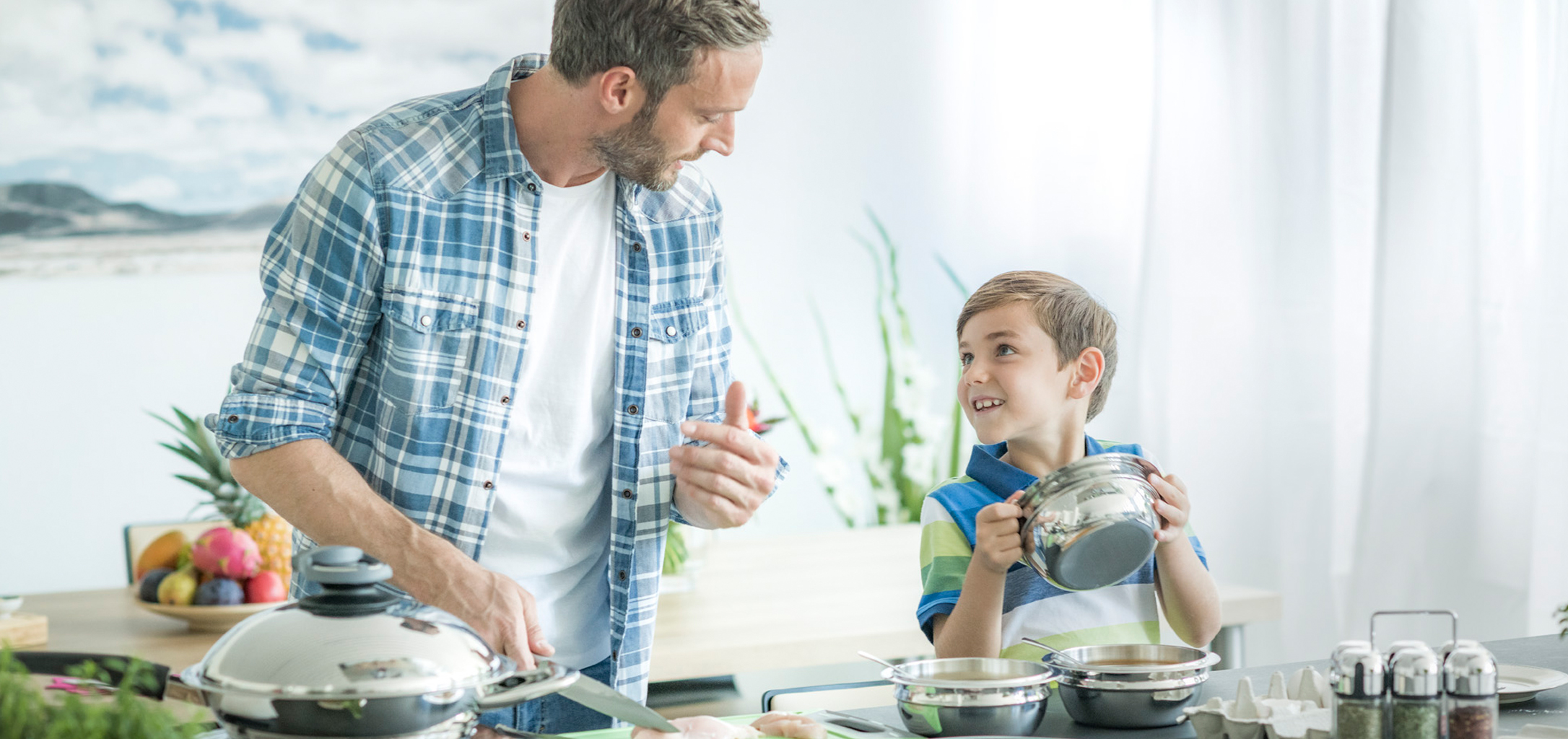 cocina con niños con amc