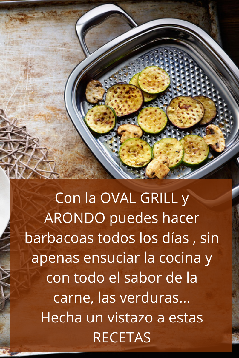 AMC - En la Oval Griddle puedes cocer al vapor una gran