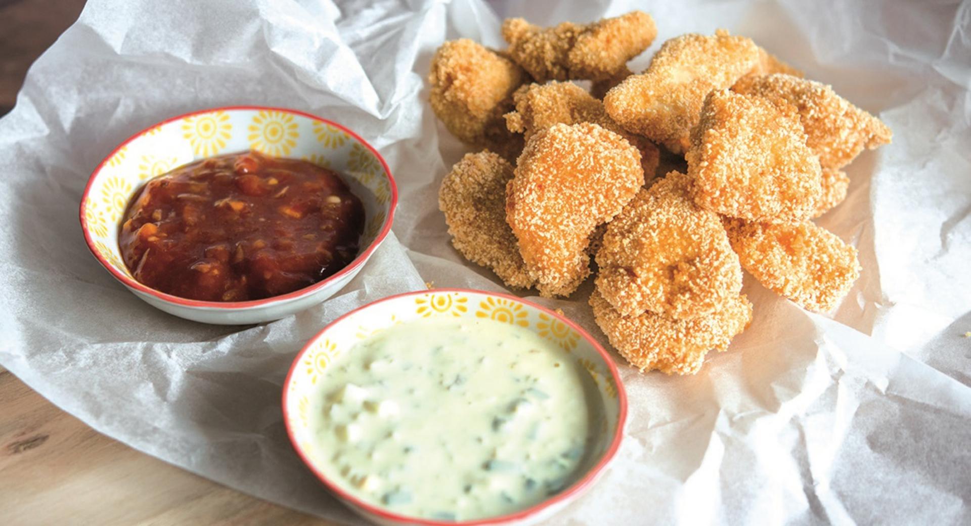 Nuggets de pollo y pescado