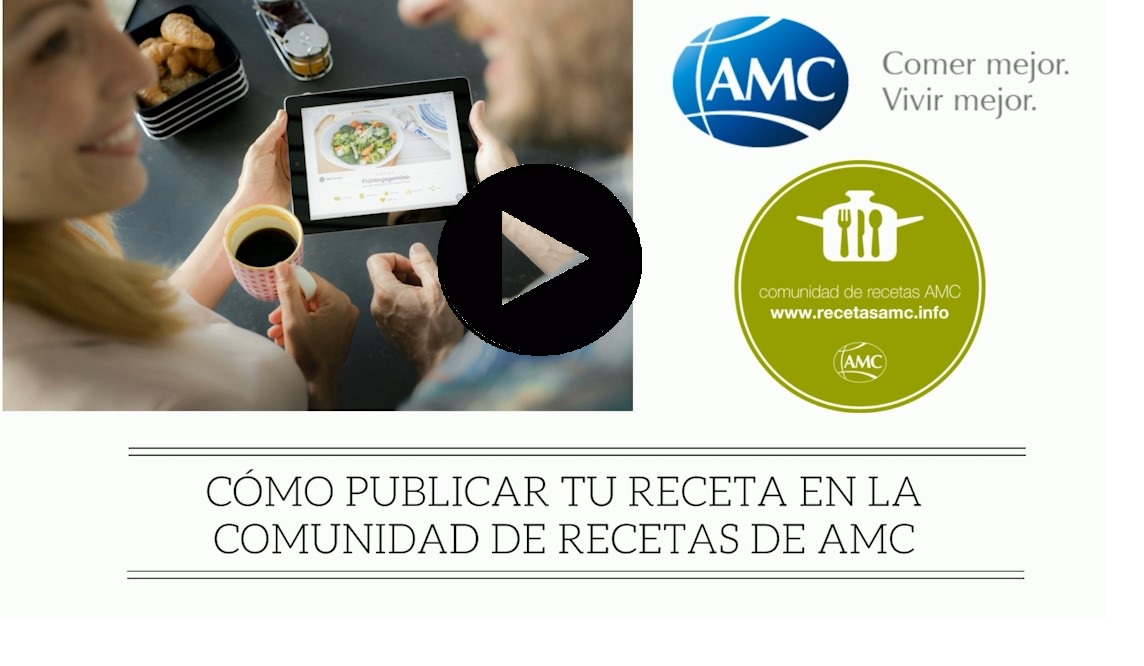 como publicar recetas amc