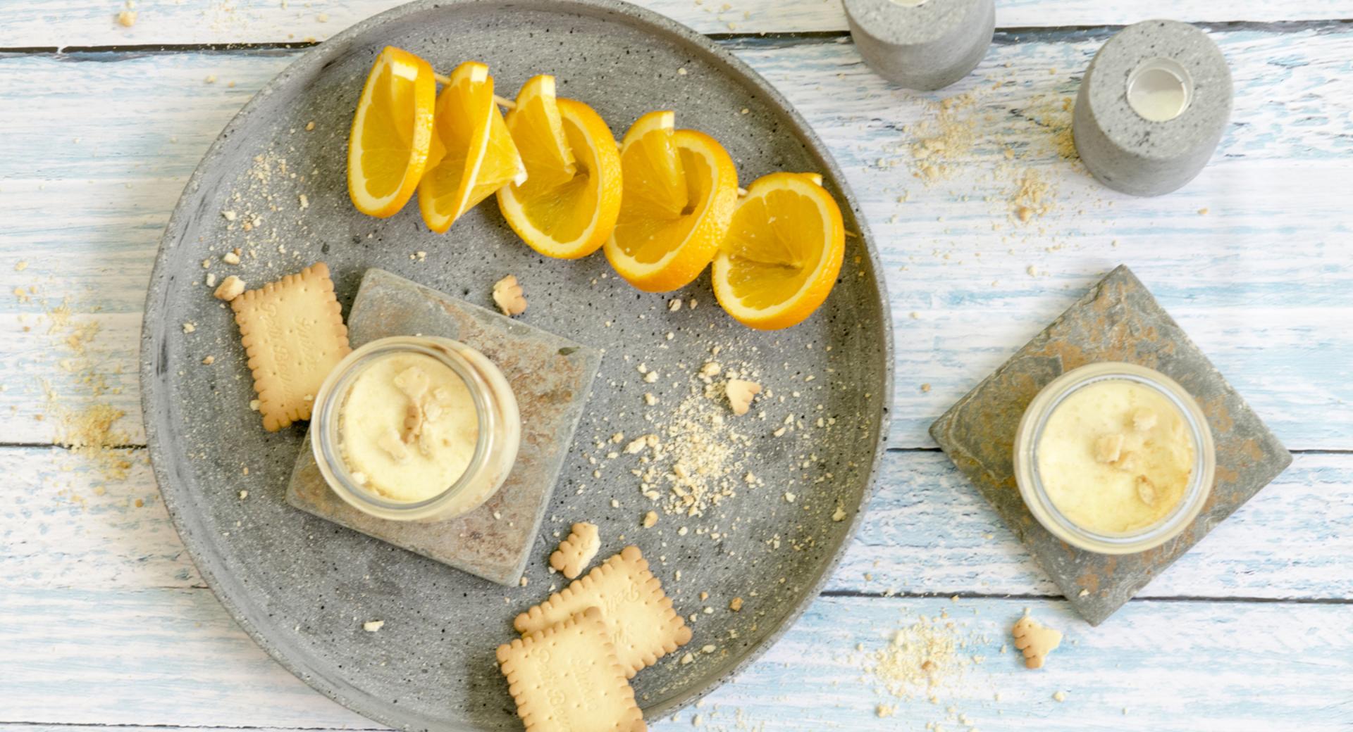 pastel de naranja