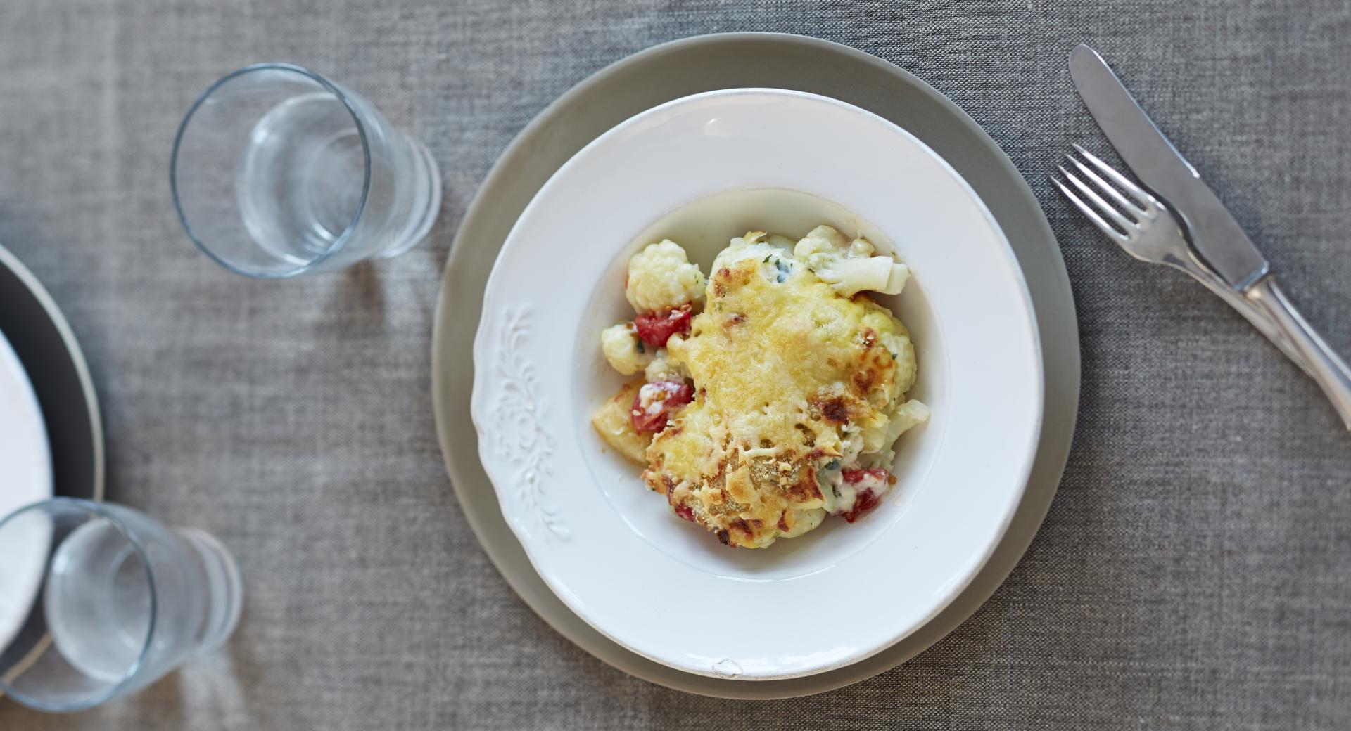 Coliflor al horno