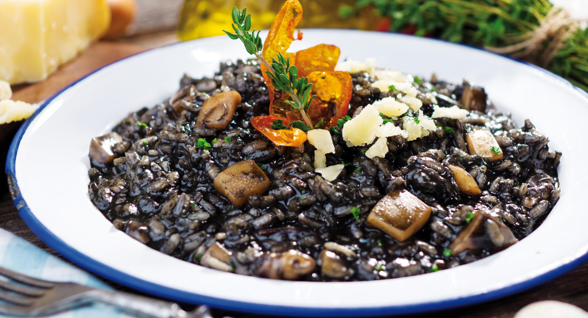 Risotto al nero di sepia