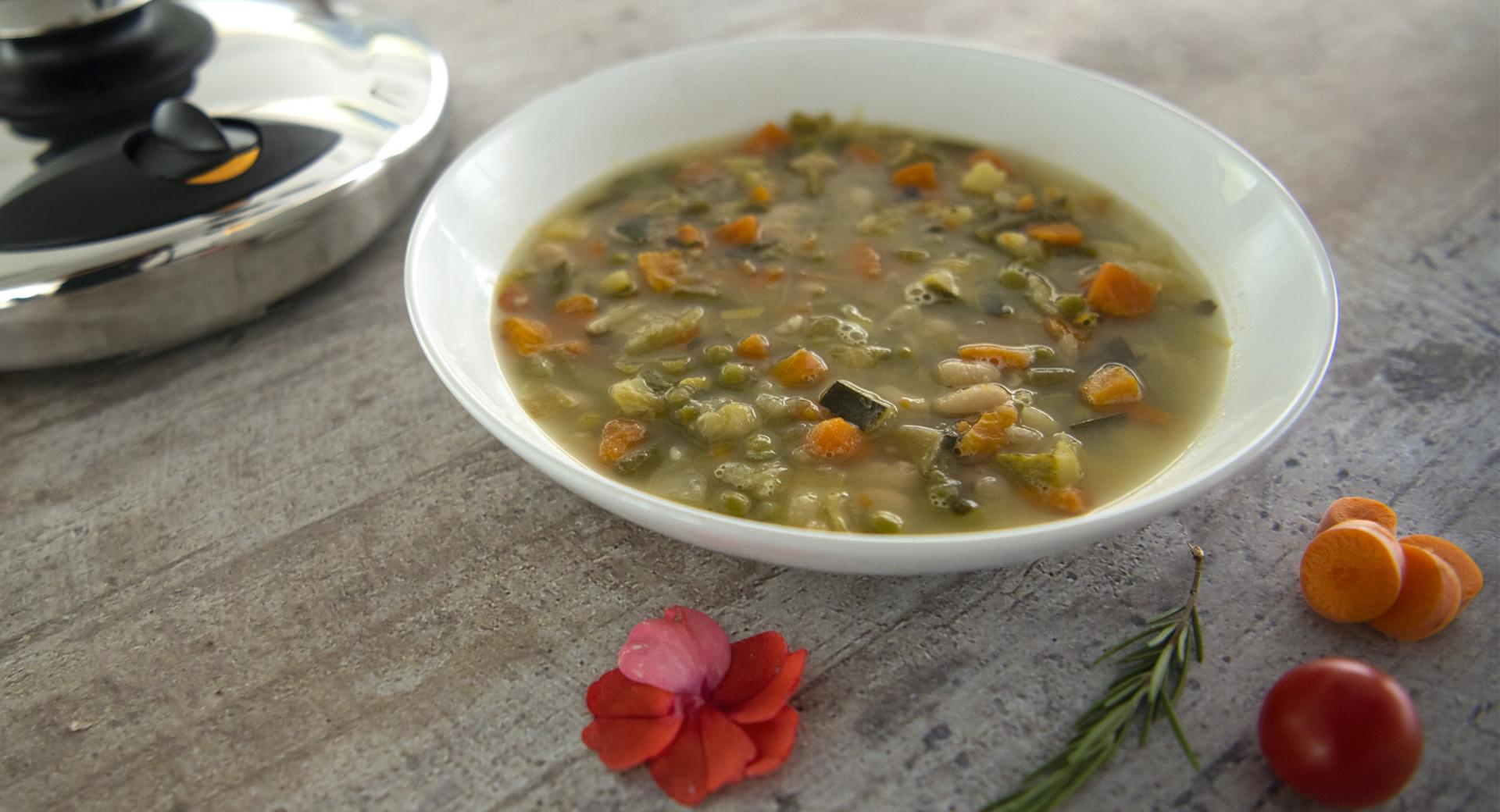 Minestrone de verduras 