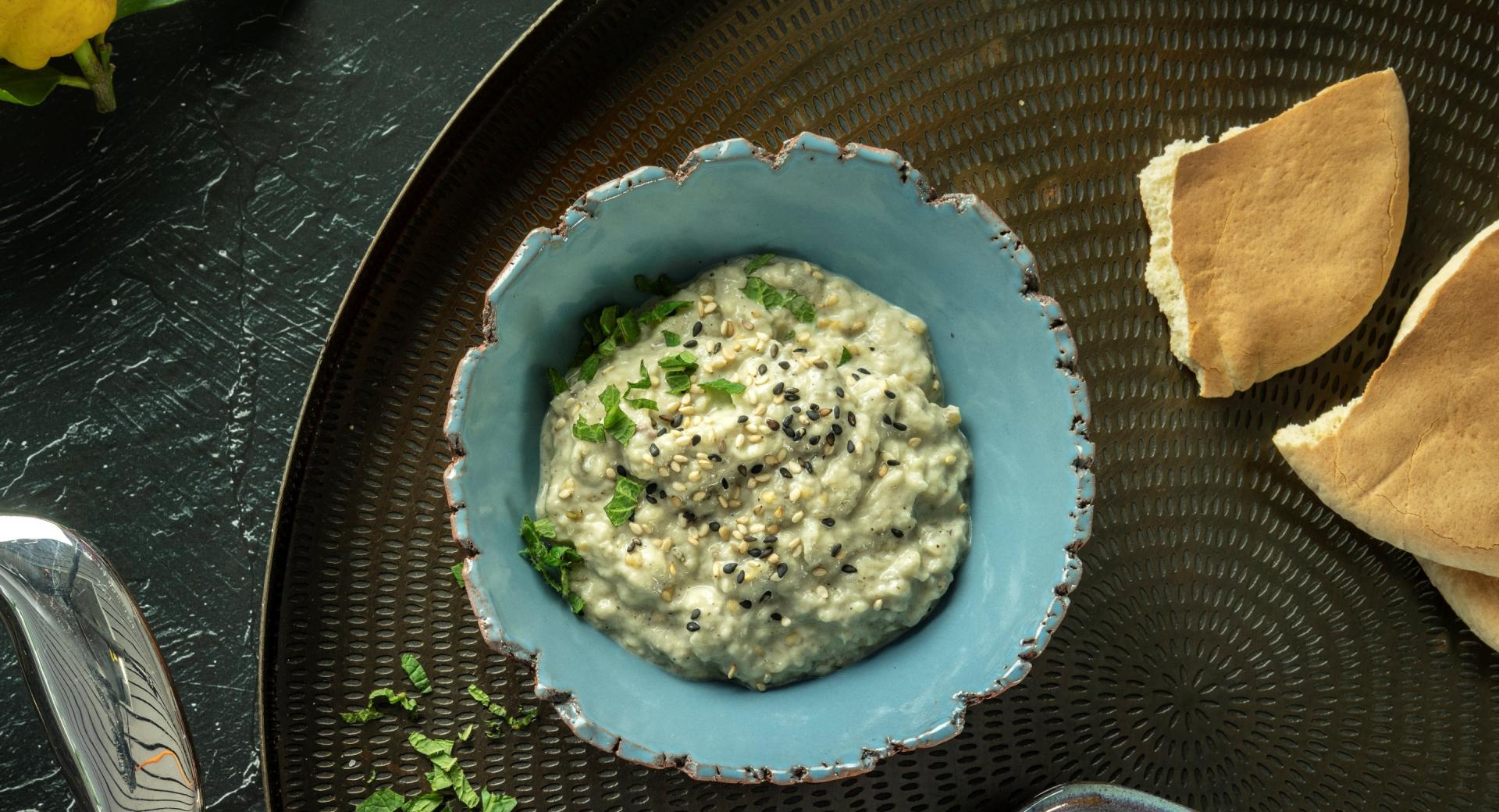 Hummus de berenjena (Baba Ganoush)