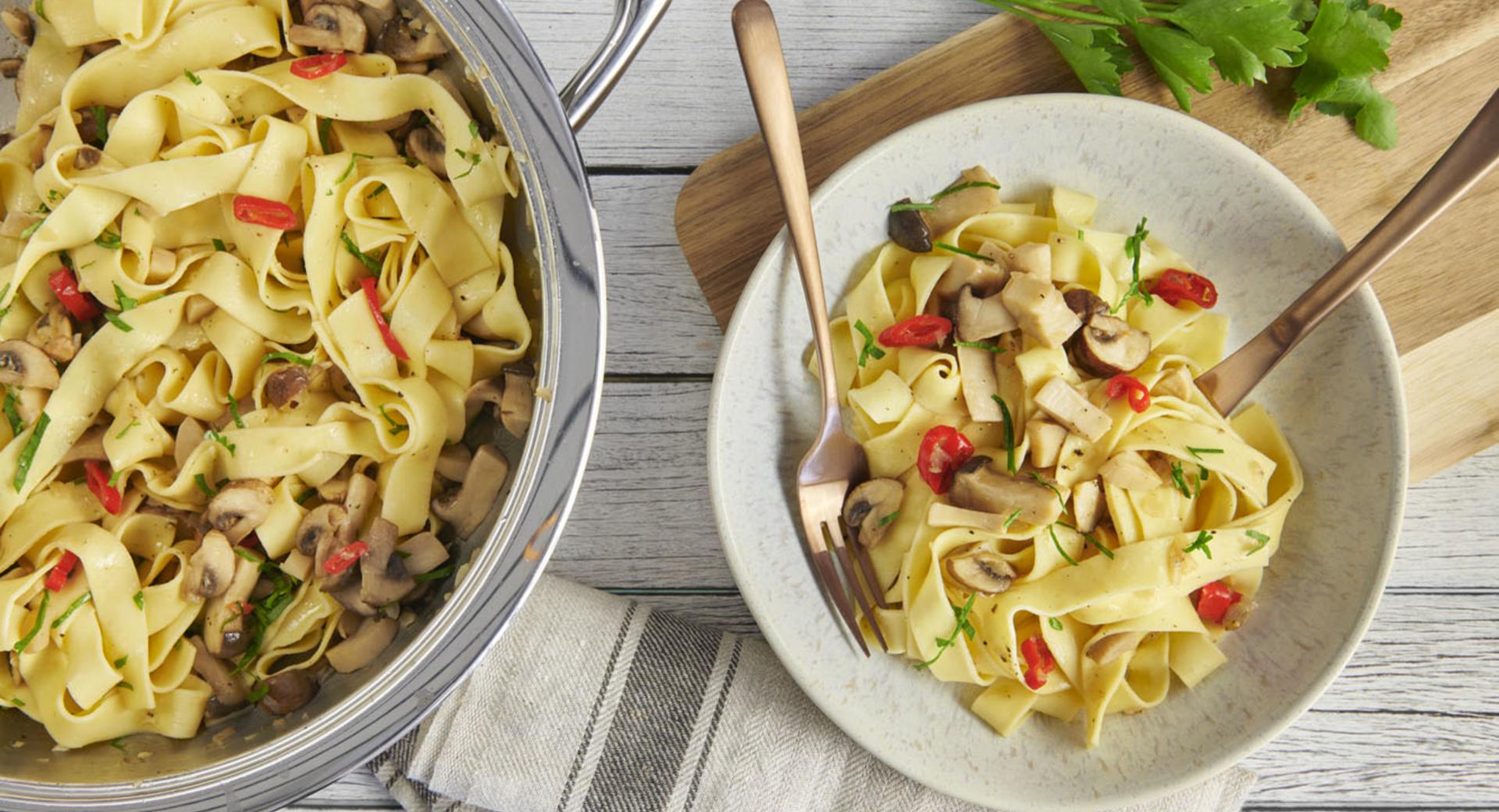 Pappardelle con boletus