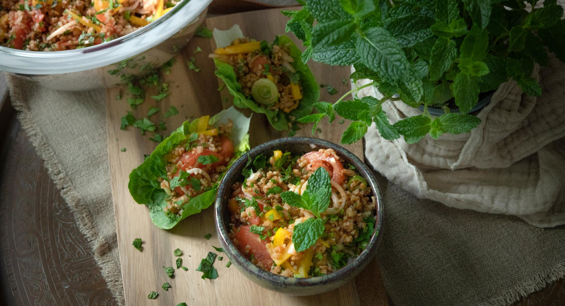 Ensalada de bulgur (Tabulé)