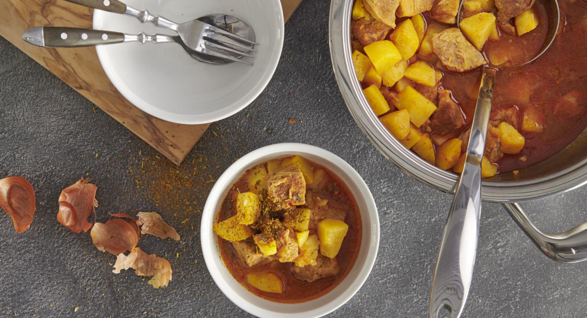 Ragú de cerdo con patatas