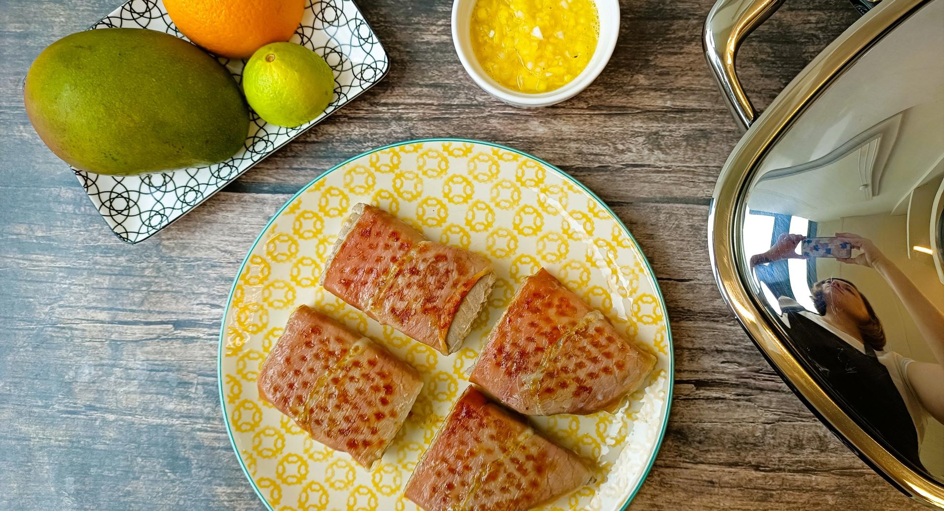 Atún con salsa de mango
