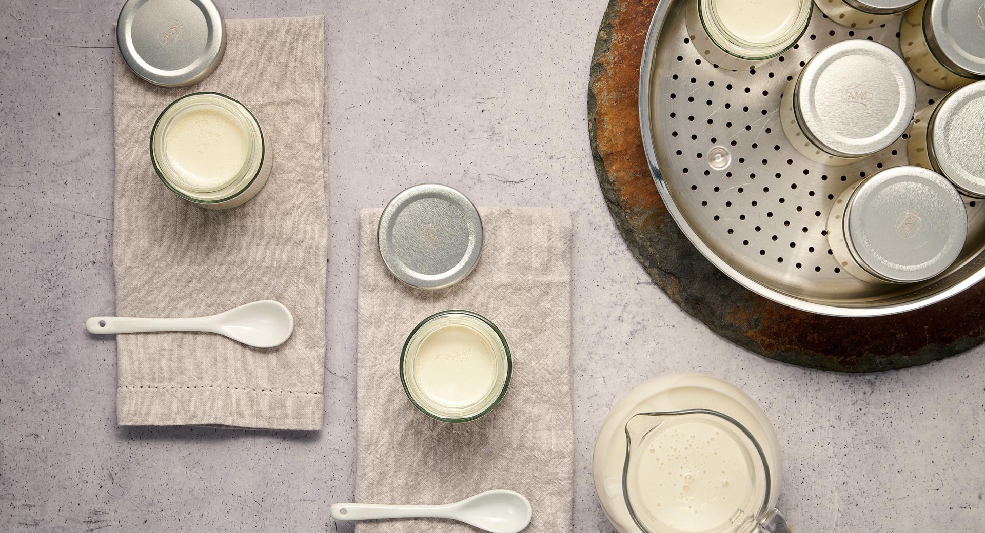Yogur vegano (receta para tarros)