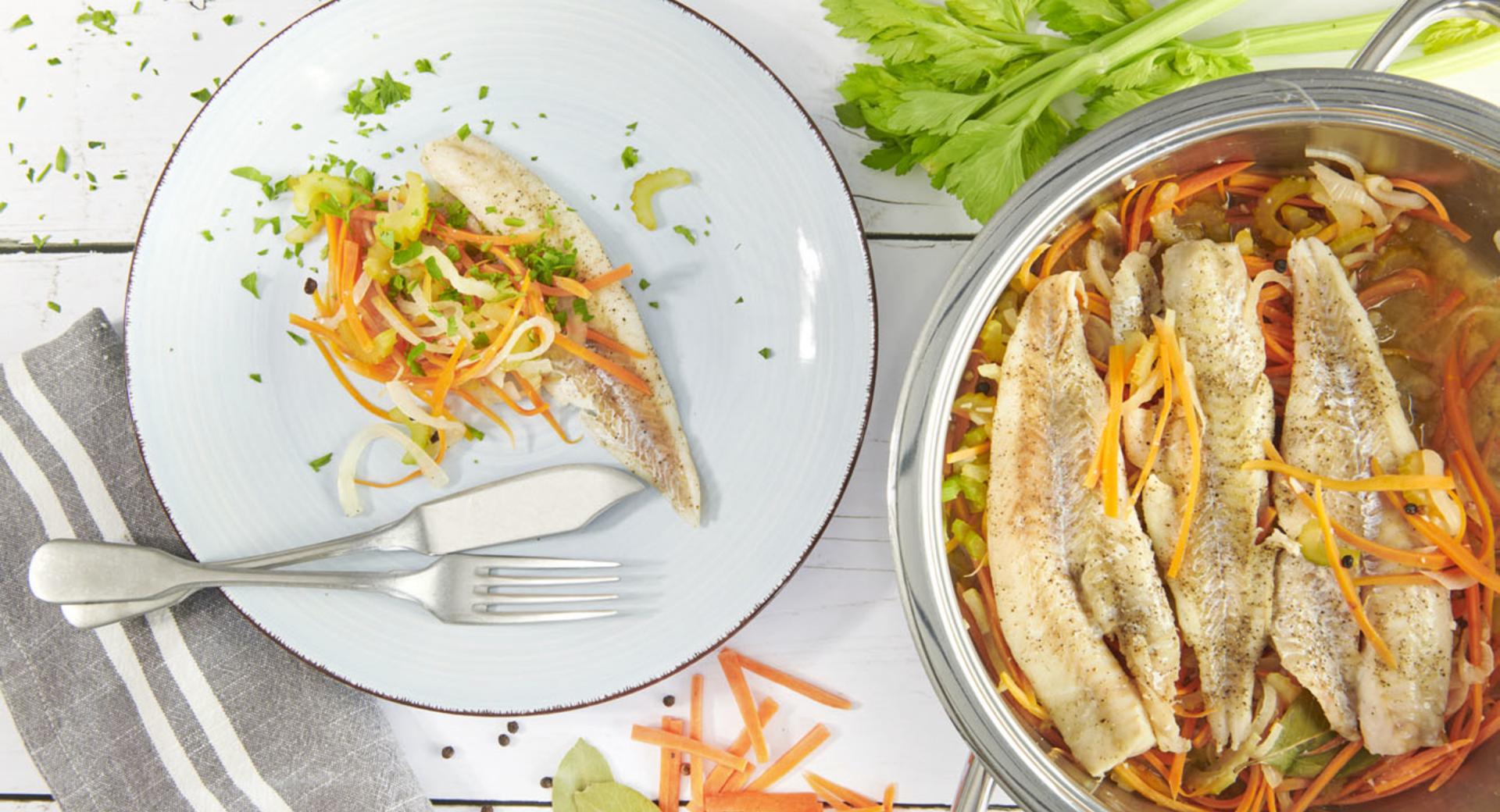 Filete de merluza caliente