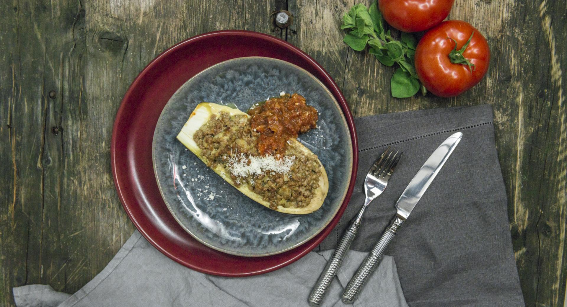 Berenjenas rellenas Berenjenas rellenas