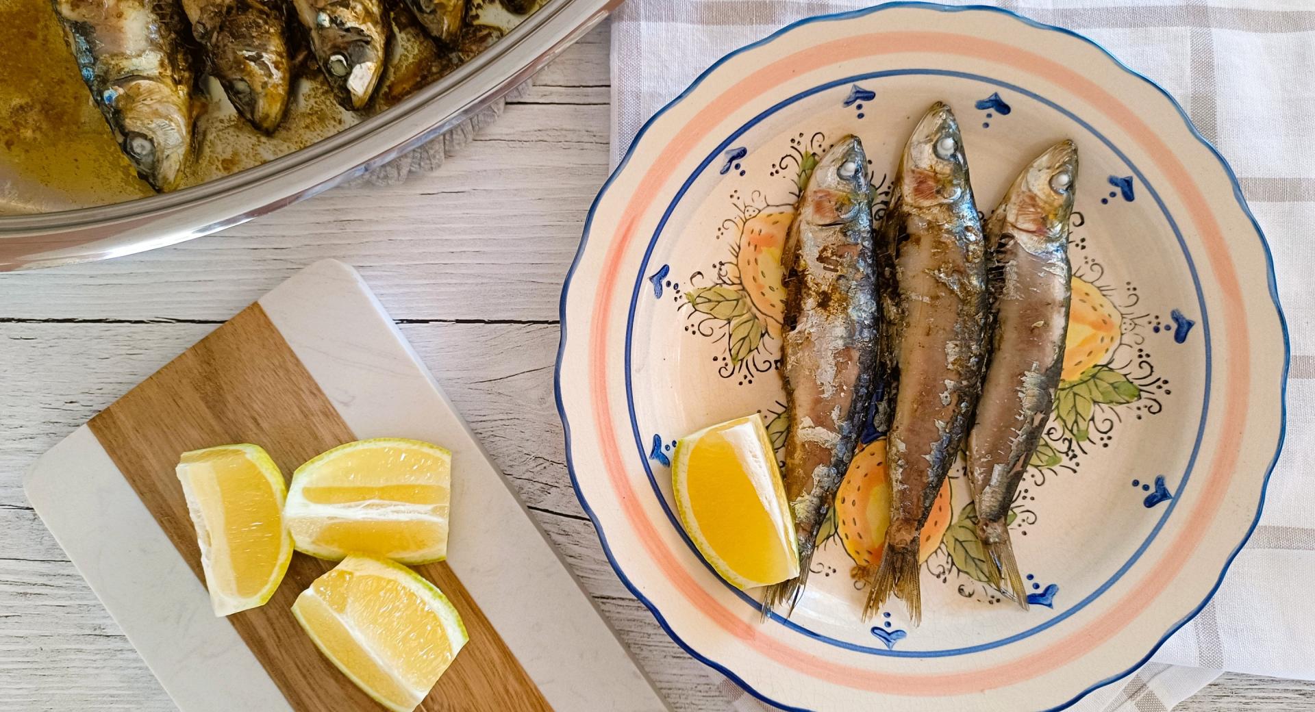 Sardinas al horno