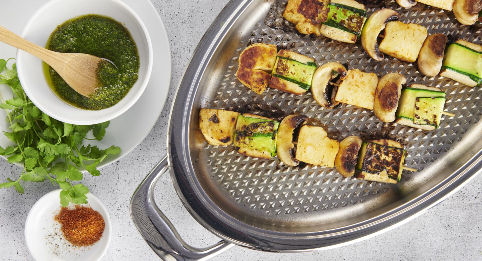 Brochetas vegetarianas  Brochetas vegetarianas