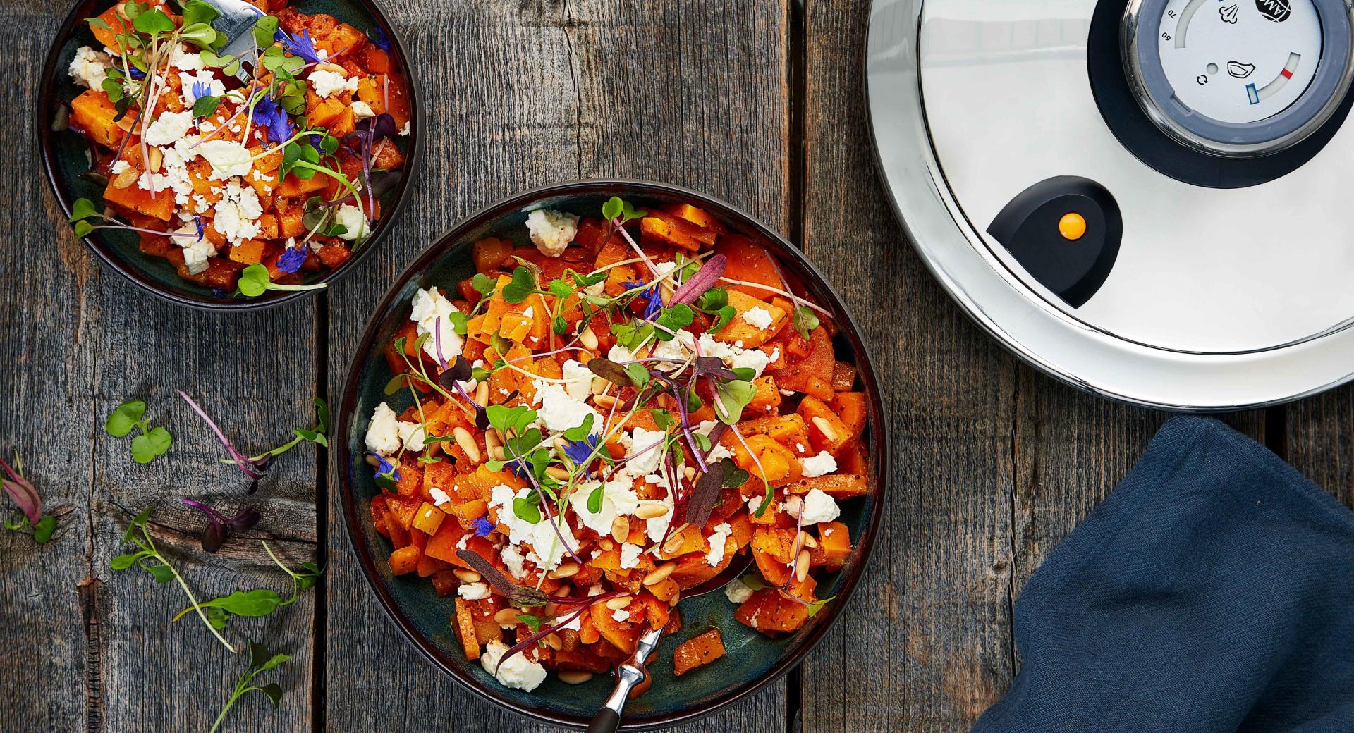 Ensalada templada de calabaza
