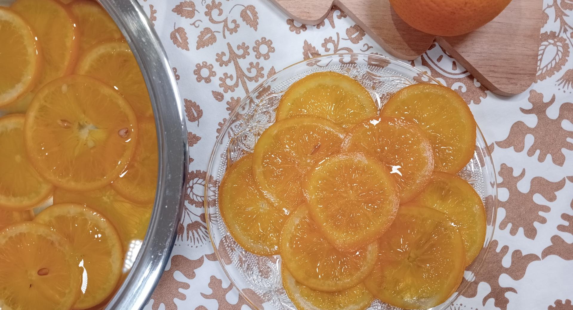 Naranjas confitadas Naranjas confitadas