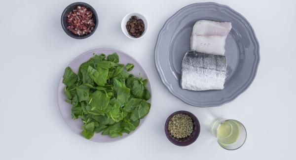 Preparación de ingredientes