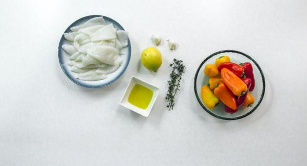 Preparación de los ingredientes