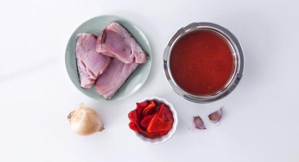 Preparación de los ingredientes