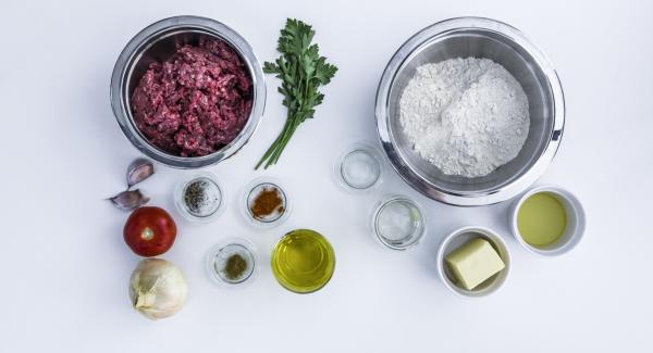 Preparación de los ingredientes