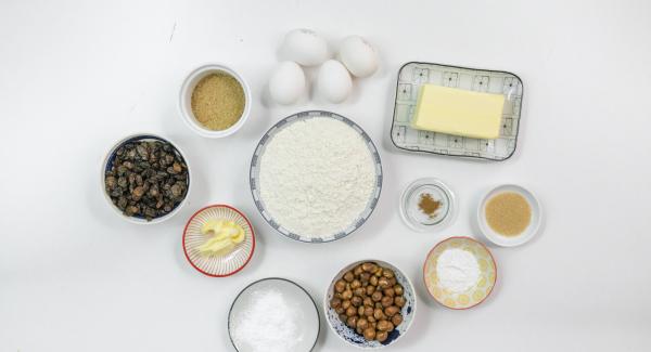 Preparación de los ingredientes