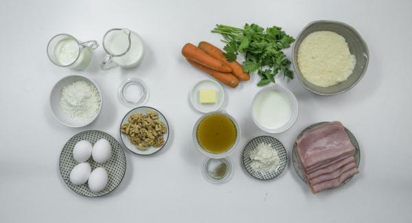 Preparación de los ingredientes