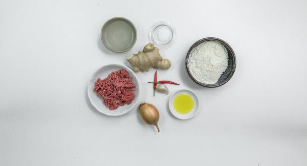 Preparación de los ingredientes