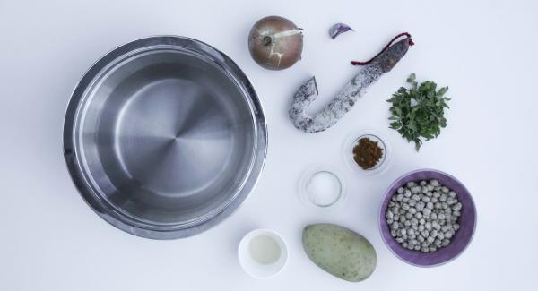 Preparación de los ingredientes