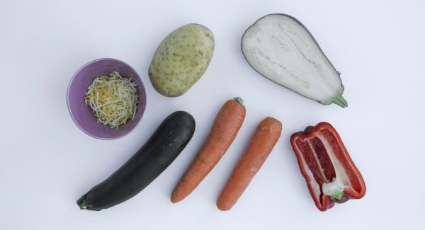 Preparación de los ingredientes