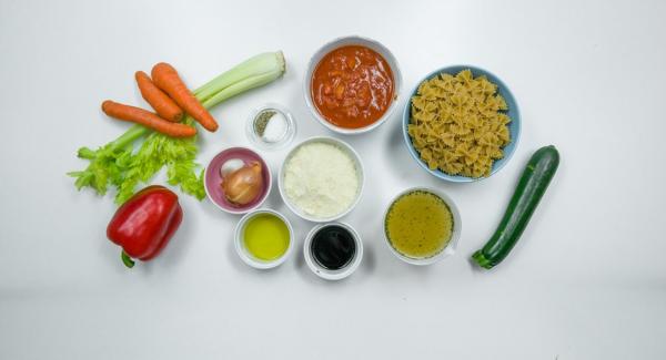 Preparación de los ingredientes