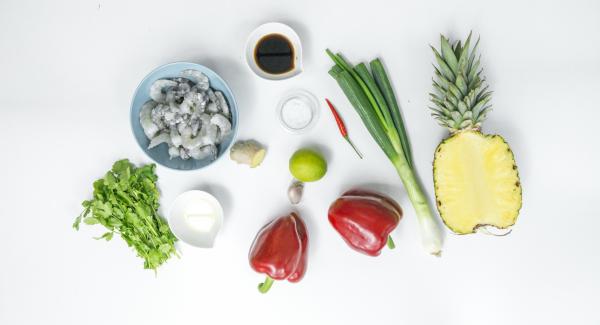 Preparación de los ingredientes