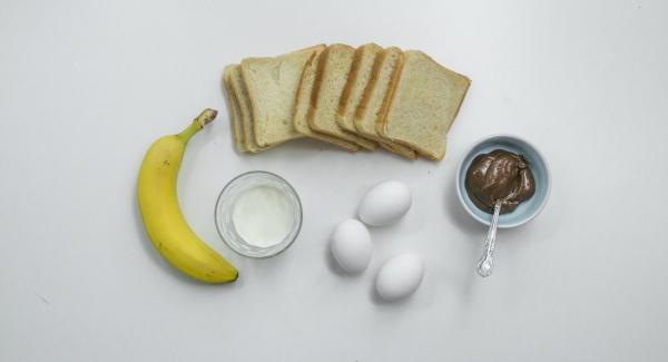 Preparación de los ingredientes.