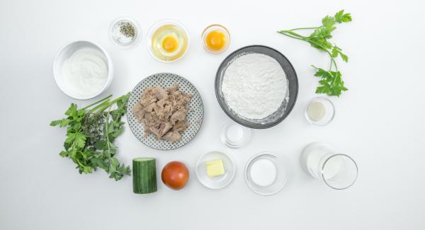 Preparación de los ingredientes