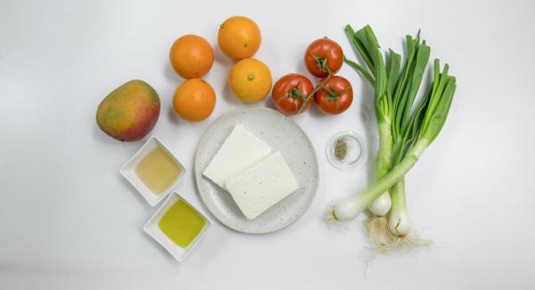 Preparación de los ingredientes