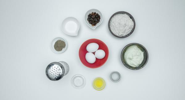 Preparación de los ingredientes