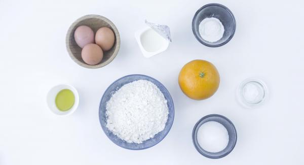 Preparación de los ingredientes