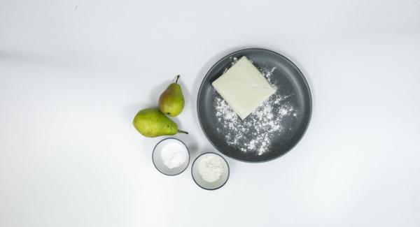 Preparación de los ingredientes.