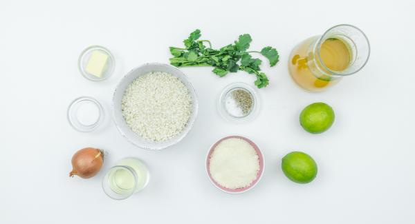 Preparación de los ingredientes