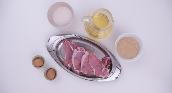 Preparación de los ingredientes.