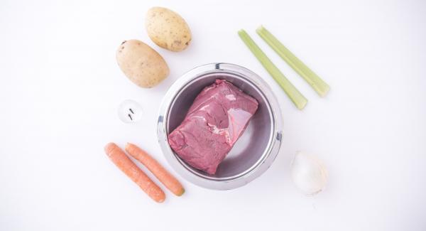 Preparación de los ingredientes.