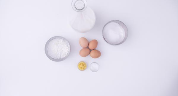 Preparación de los ingredientes.