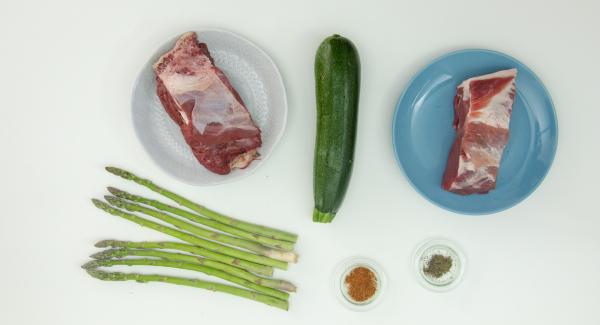 Preparación de los ingredientes