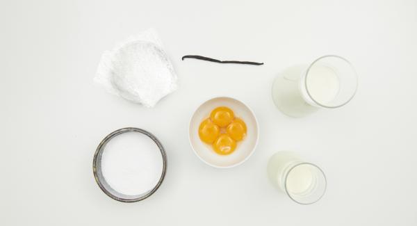 Preparación de los ingredientes.