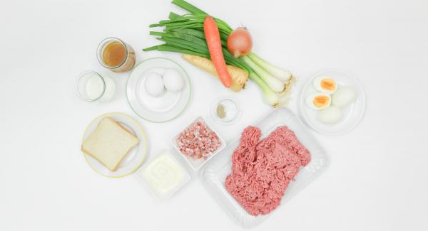 Preparación de los ingredientes.