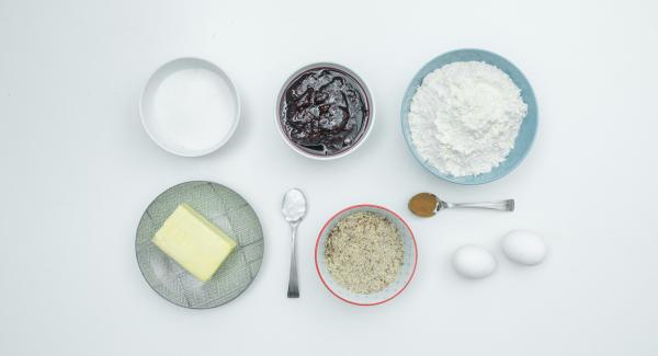 Preparación de los ingredientes.