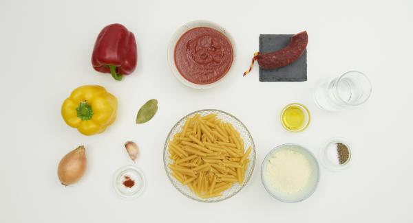 Preparación de los ingredientes.