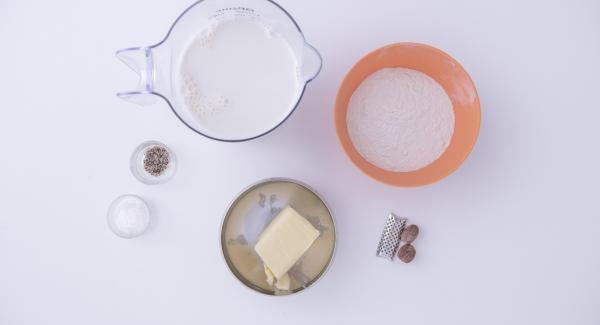 Preparación de los ingredientes.