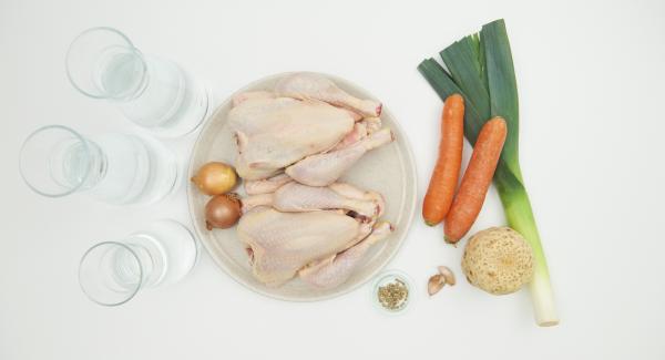 Preparación de los ingredientes