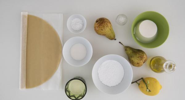 Preparación de los ingredientes.